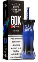 Al Fakher Crown Bar E Schlauch X 60000 60k Puffs Einweg Vape Shisha Hookah EU Großhandel - ICE BLUE