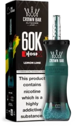 Al Fakher Crown Bar E Schlauch X 60000 60k Puffs Einweg Vape Shisha Hookah EU Großhandel - LEMON LIME