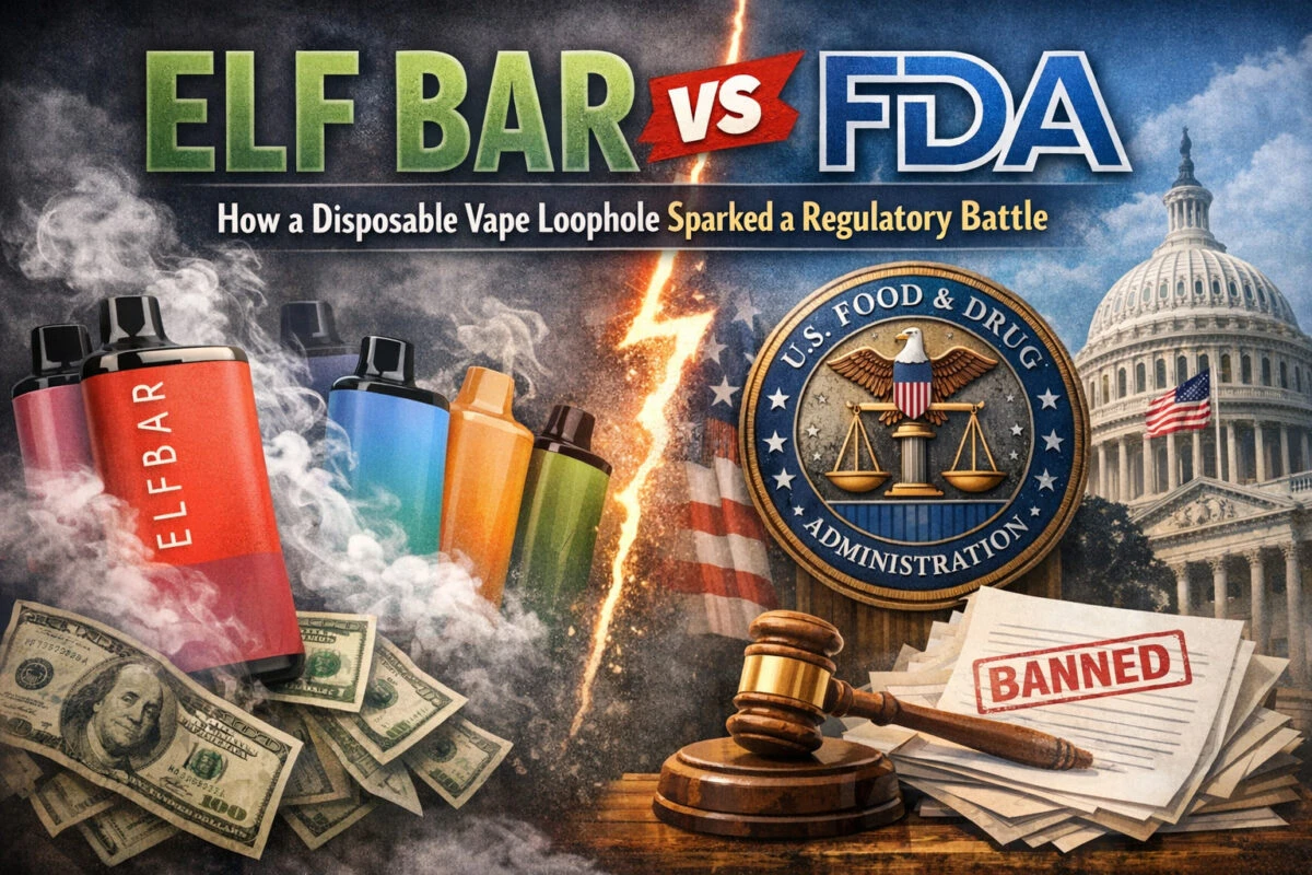 Elf Bar vs. FDA Wie ein Einweg-Vape-Schlupfloch einen regulatorischen Kampf auslöste