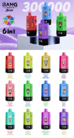 Puff 300k Bang Führer 300000 Puffs Einweg Vape Aromen Liste