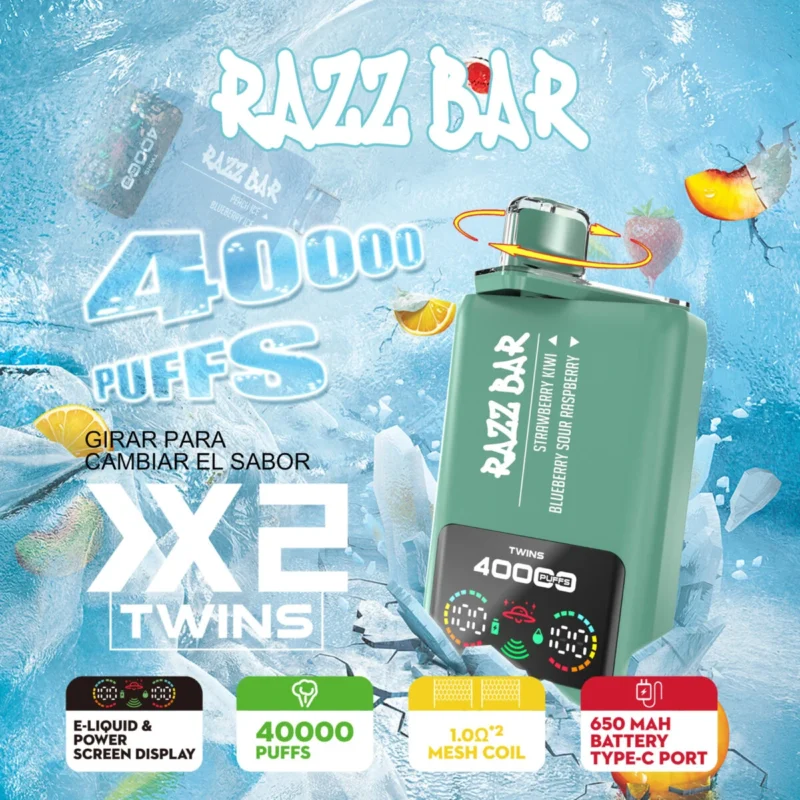 Razz bar 40000 40k Puffs 2 in 1 Einweg Vape (2)