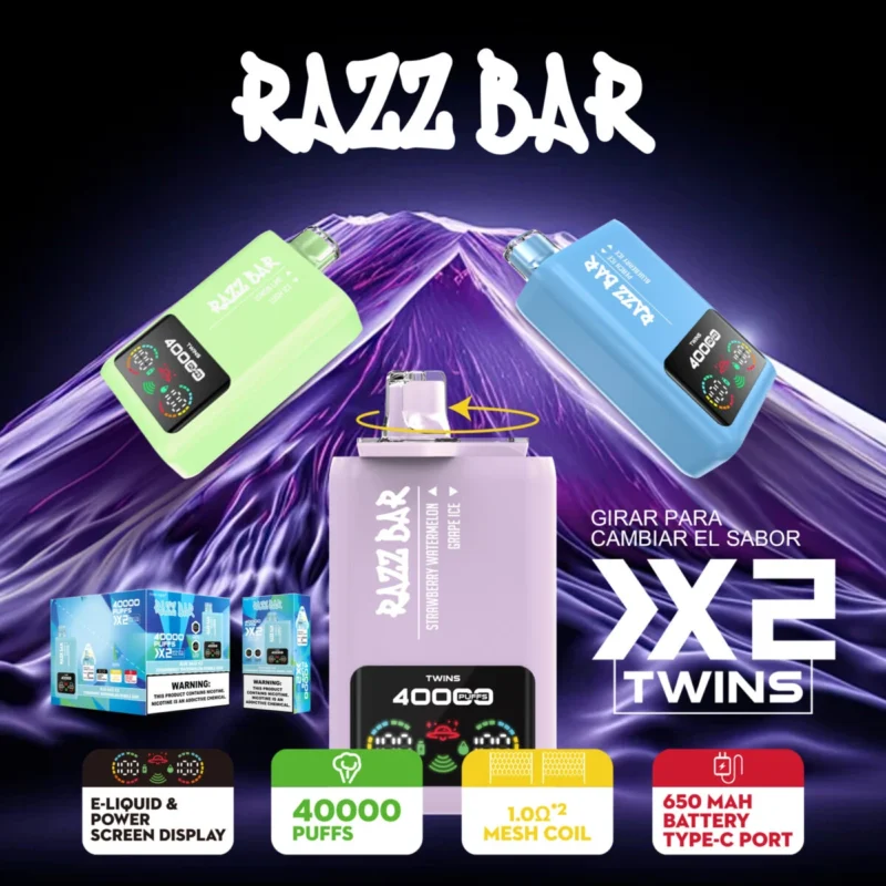 Razz bar 40000 40k Puffs 2 in 1 Einweg Vape (6)