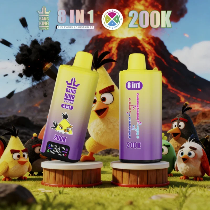 Puff 300k Bang König 300000 Puffs Einweg Vape 8 in 1 Aromen 2026 New Puff (4)