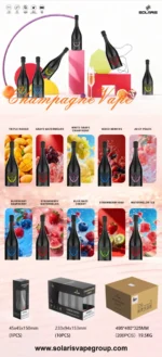 Champagner vape 30000 30k puff Aromen Liste