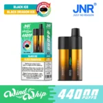 JNR ウインドウィップ 44000 エアフロー調整可能 44K パフ ベイプ-BLACKICE BLACKDRAGONICE