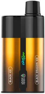 JNR ウインドウィップ 44000 調整可能エアフロー 44K パフ Vape-ブラック-アイス+ブラック-ドラゴン-アイス