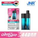 JNR Wind Whip 44000 調整可能エアフロー 44K パフ Vape-チェリーコーラ サマーピーチ