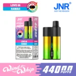 JNR ウインドウィップ 44000 エアフロー調整可能 44K パフ Vape-Love 66 Hawail