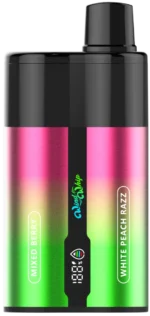 JNR ウインドウィップ 44000 エアフロー調整可能 44K パフ ベイプ ミックスベリー+ホワイトピーチラズ