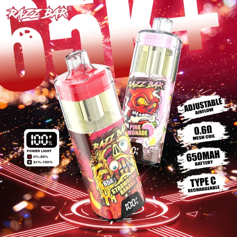 Razz Bar 65000 65k Puffs Einweg-Vape (3)