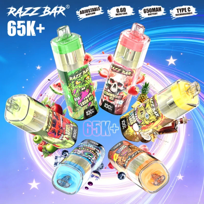 Razz Bar 65000 65k Puffs Einweg-Vape (4)