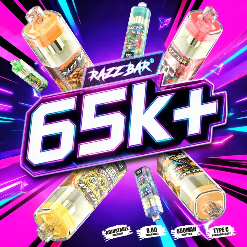 Razz Bar 65000 65k Puffs Einweg-Vape (6)