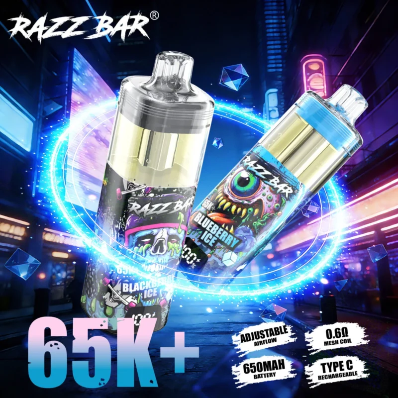 Razz Bar 65000 65k Puffs Einweg-Vape