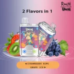 Uwin RandM Crystal Twins 40000 - Erdbeer-Kiwi & Traubeneis