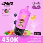 450kパフBnagリーダーレインボーキャンディゼスト使い捨てVAPEデバイス