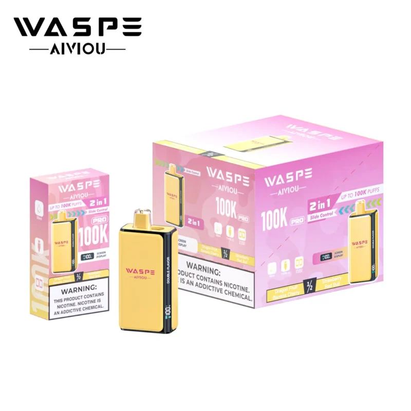Dragon Fruit Banana Cherry Strawberry Red Bull 4 Vape-enhet för engångsbruk