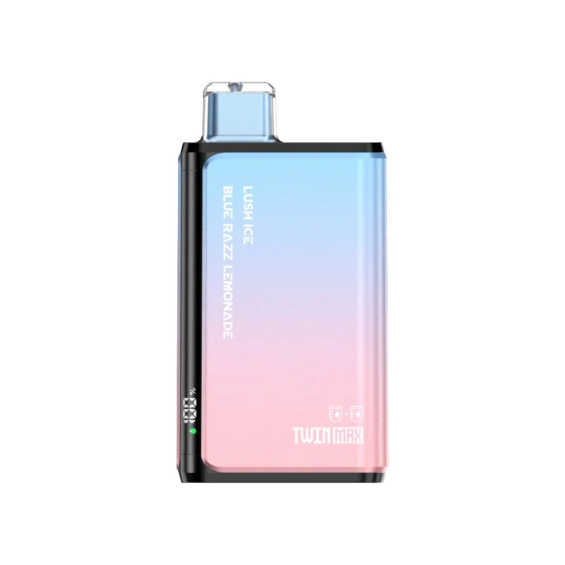 Hifancy Twin Max 60000 60k Puffs Blue Razz Lemonade × Lush Ice Disposable Vape Device