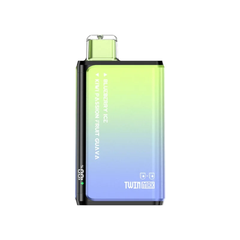 Hifancy Twin Max 60000 60k Puffs Kiwi Passion Fruit Guava × Blueberry Ice Disposable Vape Device detail