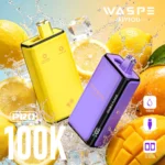Waspe Double Flavor 100k Pro Puffs 4 Vape-enhet för engångsbruk