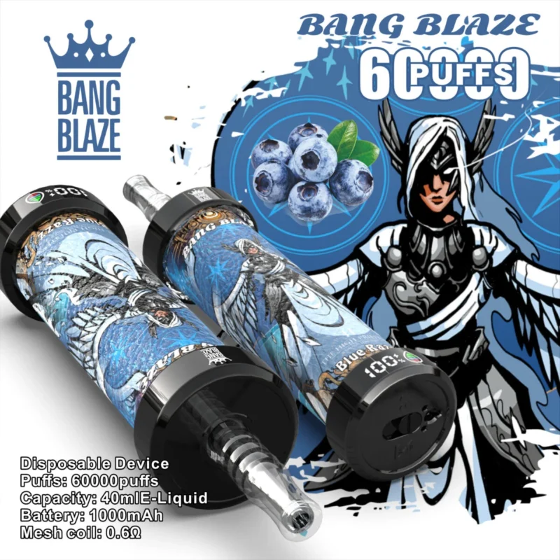 blu razz-Bang blaze 60k shisha vape