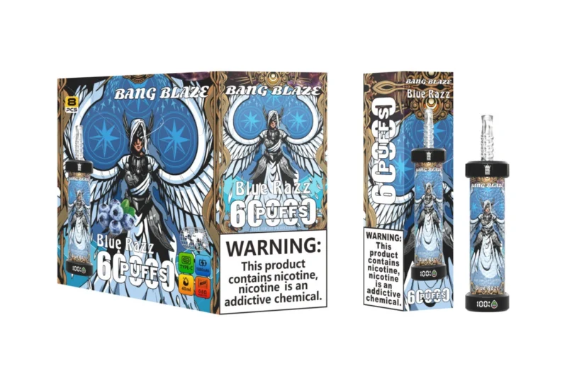 blu razz-Bang blaze 60k shisha vape(2)