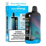 Blue Razz Freeze Hyppe Infiniti 50k 50000 Puffs Disposable Vape Device