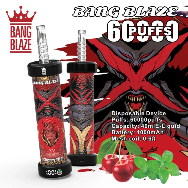 menta ciliegia-Bang blaze 60k shisha vape