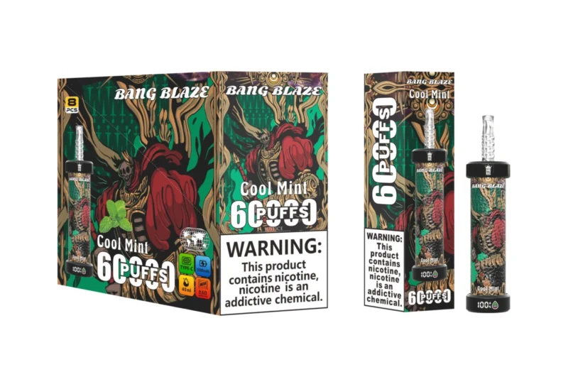 menta fresca -Bang blaze 60k shisha vape(2)