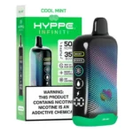Cool Mint Hyppe Infiniti 50k 50000 Puffs Disposable Vape Device