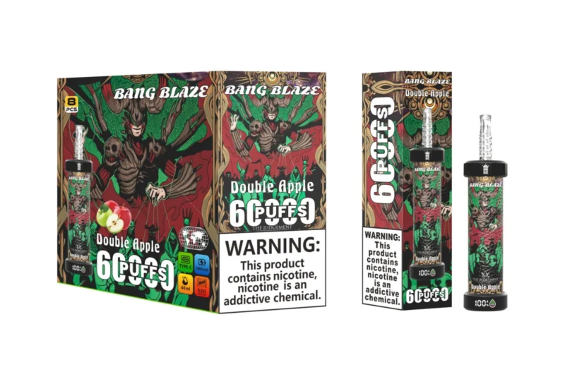 doppia mela -Bang blaze 60k shisha vape(2)