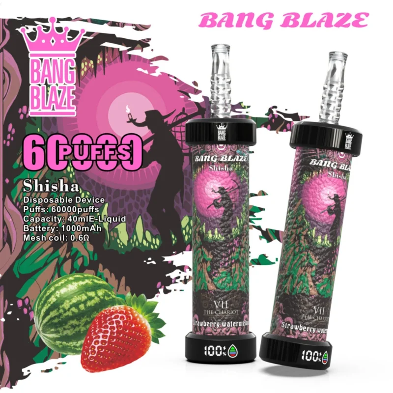 anguria alla fragola -Bang blaze 60k shisha vape(4)