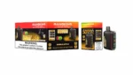 Bang King Pulse 25k 50k Puffs Disposable Vape Black Gold Edition Double Apple Device