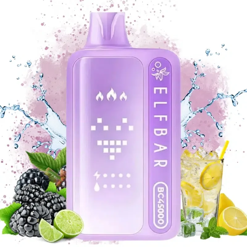 ELFBAR BC45000 45k Puffs Disposable Vape-Blackberry-Lemonade-600x600 Elfbar Bc45000 Einweg-E-Zigarette mit 45.000 Zügen, Brombeer-Limonade, 600 x 600, 1 Gerät