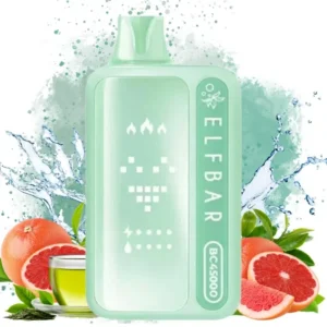 Elfbar Bc45000 – jednorazowy vape o pojemności 45 000 zaciągnięć, smak grejpfruta i zielonej herbaty, 600 x 600, 1 sztuka