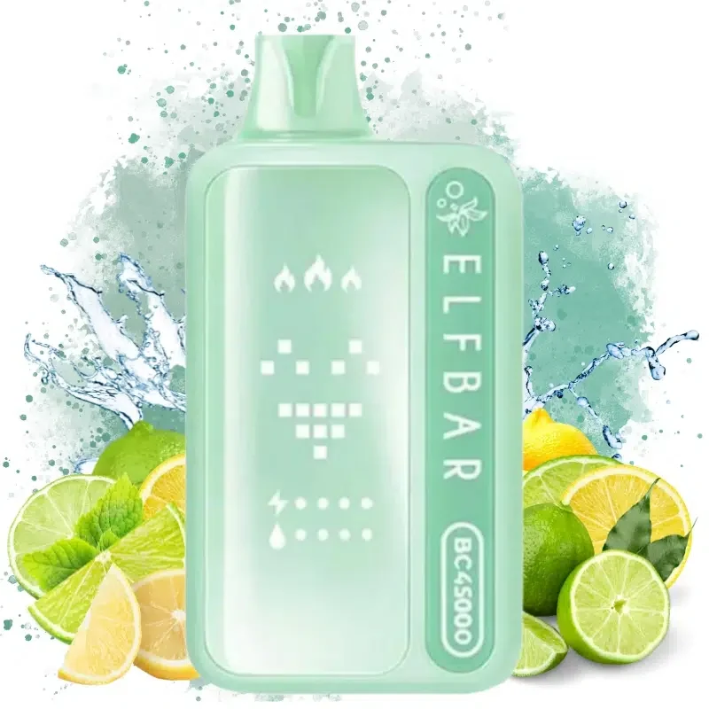 ELFBAR BC45000 45k Puffs Disposable Vape-Lemon-Lime-600x600 Elfbar Bc45000 – jednorazowy vape o pojemności 45 000 zaciągnięć, smak cytrynowo-limonkowy, 600 x 600, 2 sztuki