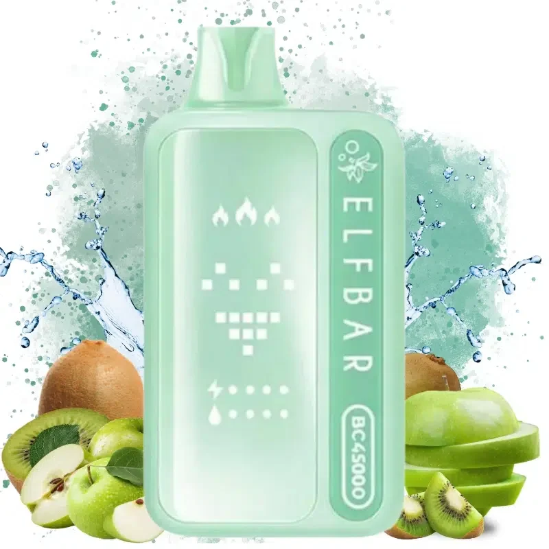 ELFBAR BC45000 45k Puffs Disposable Vape-Sour-Apple-Kiwi-600x600 Elfbar Bc45000 – jednorazowy vape o smaku kwaśnego jabłka i kiwi, 45 000 zaciągnięć, 600 x 600, 1 sztuka