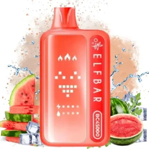 Elfbar Bc45000 – jednorazowy vape o pojemności 45 000 zaciągnięć, smak arbuzowy z lodem, 600 x 600, 2 sztuki