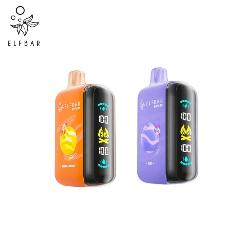 Elfbar Raya D3 25k Einweg-E-Zigarette, 25.000 Züge, mit 3 Modi, 23 ml, 5 Stück