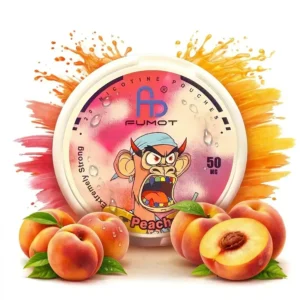 Fumot Snus Peach 50mg Eu Warehouse Disposable Vape Device
