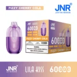 Jnr Lila Kiss 60000 60k Puffs Einweg Fizzy Cherry Cola 2 Vape Gerät