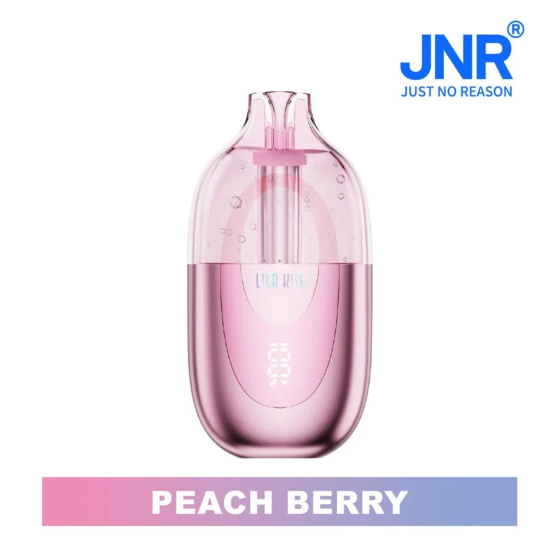 Jnr Lila Kiss 60000 60k Puffs Einweg Pfirsich Beere Vape Gerät