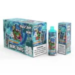 Razz Bar 160.000 160k Züge Einweg-E-Zigarette mit den Aromen „Tropische Früchte“, „Saftiger Pfirsich“ und „Eisige Blaubeere“