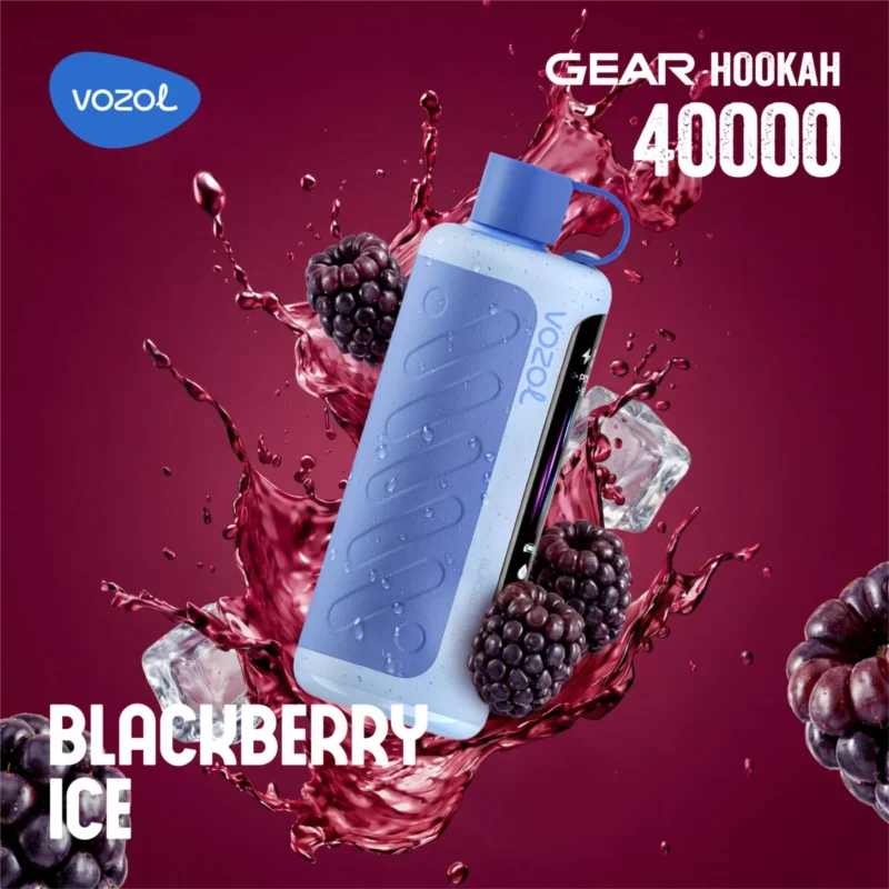 Vozol Gear Hookah 40000 40k Puffs Blackberry Ice Einweg-Vape-Gerät