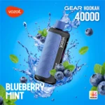 Vozol Gear Hookah 40000 40k Puffs Heidelbeere Minze Einweg Vape Gerät