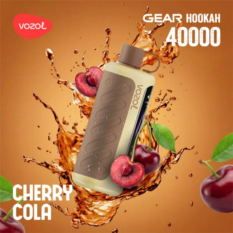 Vozol Gear Hookah 40000 40k Puffs Cherry Cola Einweg Vape Gerät