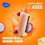 Vozol Gear Hookah 40000 40k Puffs Drachen Frucht Banane Kirsche Einweg Vape Gerät