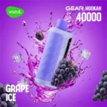Vozol Gear Hookah 40000 40k Puffs Trauben Eis Einweg Vape Gerät