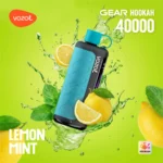 Vozol Gear Hookah 40000 40k Puffs Zitrone Minze Einweg Vape Gerät