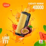 Vozol Gear Hookah 40000 40k Puffs Liebe 777 Einweg Vape Gerät