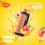 Vozol Gear Hookah 40000 40k Puffs Mango Pfirsich Einweg Vape Gerät